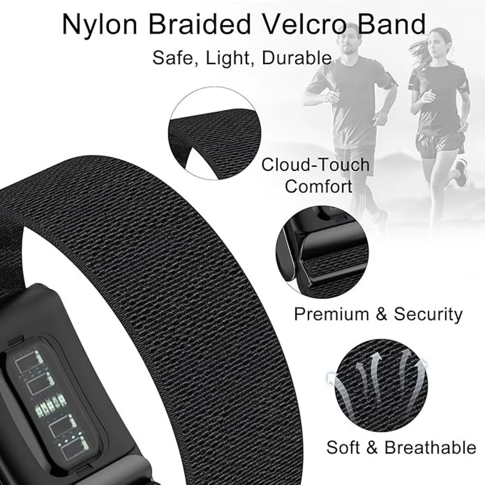 Suitable for Whoop 5.0/MG Nylon Sport Breathable Replacement Band Adjustable Arm Strap Bicep Band Arm Movement Replacement Strap